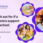 Signs to look out for if a child needs extra support after school